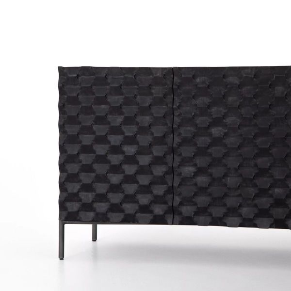 Raffael Media Console Black Wash Scout & Nimble
