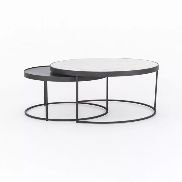 Evelyn Round Nesting Coffee Table image 3