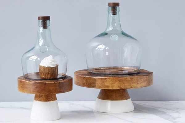 Mod Block Wooden Cake Stand image 3
