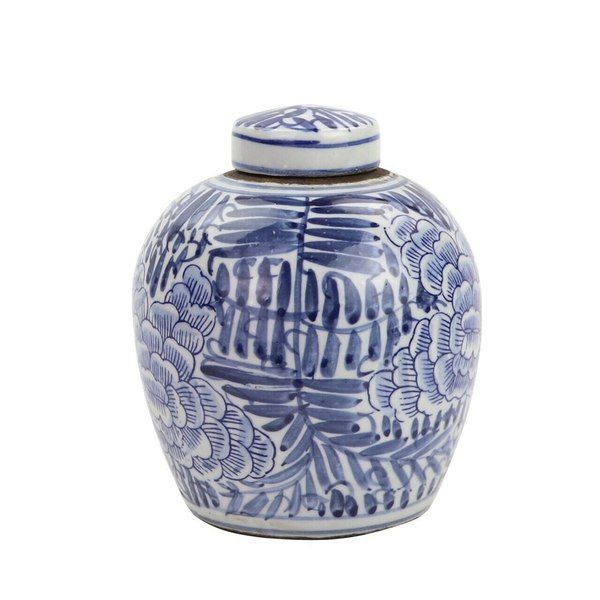 Product Image 1 for Blue & White Tiny Lid Mini Jar Blooming Flower from Legend of Asia