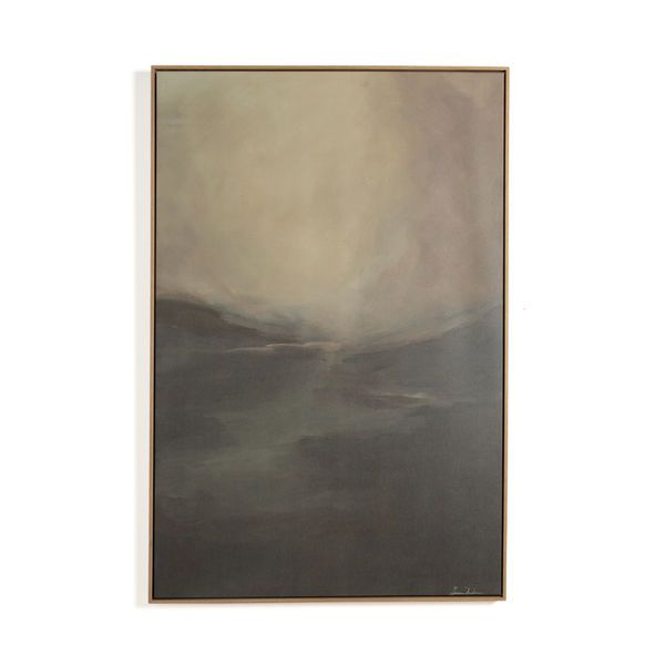 Product Image 1 for Fog I Landscape Painting Lauren Fuhr - Vertical Grain Floater White Oak from Four Hands