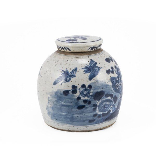Product Image 3 for Vintage Ming Jar Flower Bird Motif from Legend of Asia