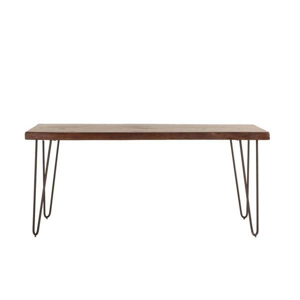 Product Image 2 for Grandby 68 Inch Acacia Wood Live Edge Dining Table In Walnut Finish from World Interiors