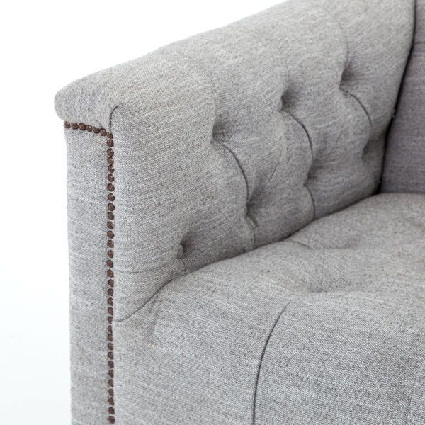 Product Image 3 for Maxx Manor Grey Swivel Chair from Four Hands