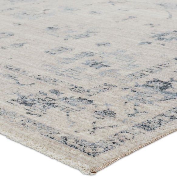 Product Image 2 for Adelaide Updated Traditional Floral Blue/ Gray Rug - 18" Swatch from Jaipur 