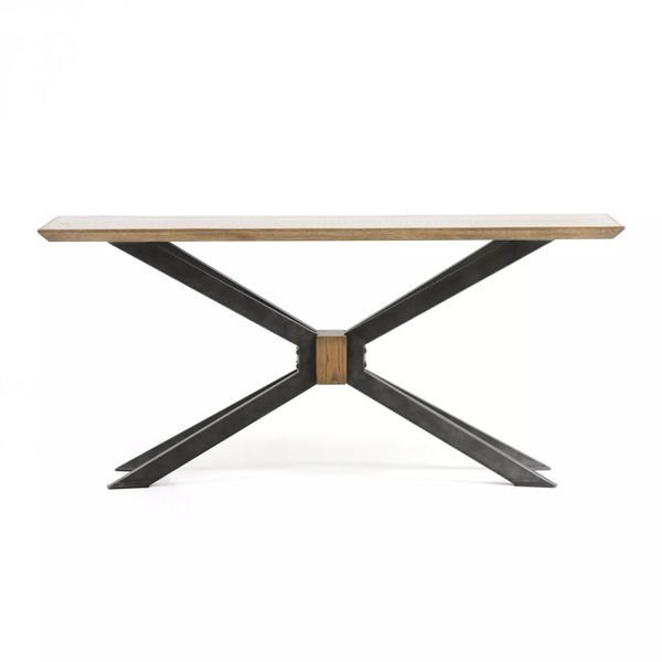 Spider Console Table Bright Brass Clad image 4