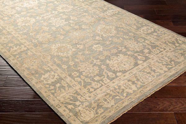Product Image 4 for Reign Hand-Knotted Dusty Sage / Tan Rug - 6' x 9' from Surya
