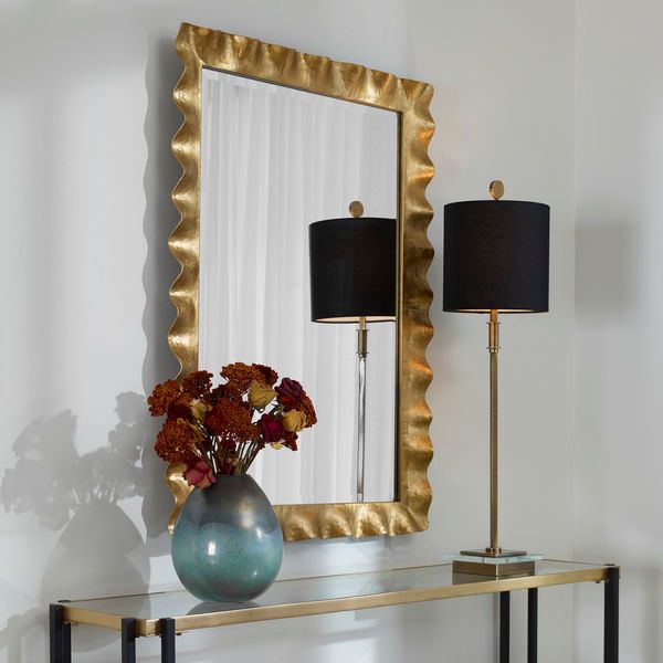 Product Image 2 for Haya Scalloped Gold Mirror from Uttermost