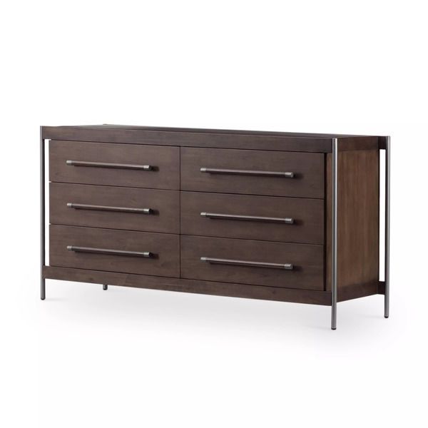 Product Image 1 for Jordan 6 Drawer Dresser Warm Brown from Four Hands