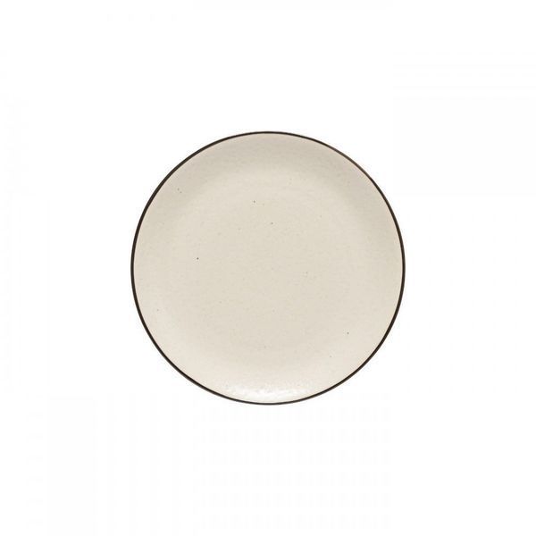 Product Image 1 for Augusta Rim Ceramic Stoneware Salad and Dessert Plate, Set of 6 from Costa Nova
