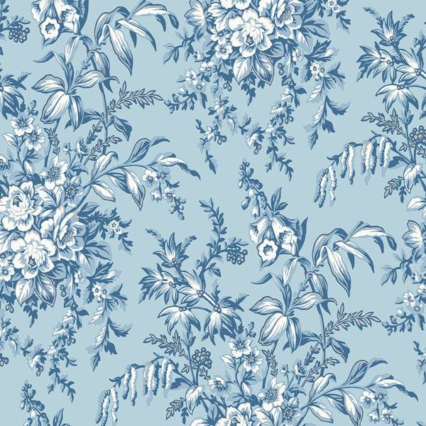 Product Image 3 for Laura Ashley Picardie Blue Sky Floral Wallpaper from Graham & Brown