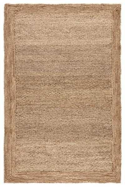 Aboo Natural Solid Beige Area Rug image 1