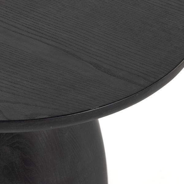 Merla Wood End Table-Tall-Black Wash Ash image 6