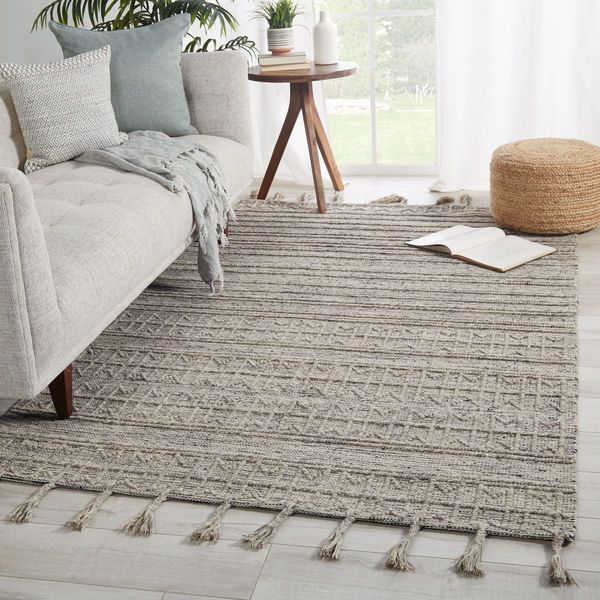 Product Image 3 for Vibe By Palisades Handmade Trellis Light Taupe/ Cream Rug from Jaipur 