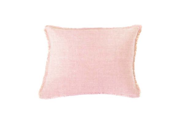 Light Pink Linen Pillow image 2