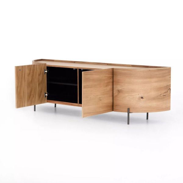 Product Image 6 for Lunas Media Console Gold Guanacaste from Four Hands