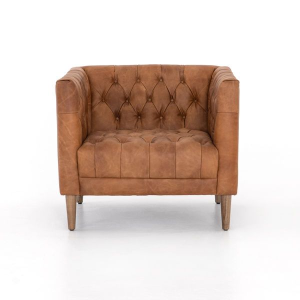 Product Image 4 for Williams Leather Chair - Washed Camel from Four Hands