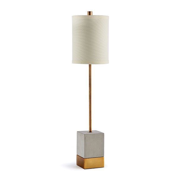 Sara Brass & Cement Sideboard Lamp image 1