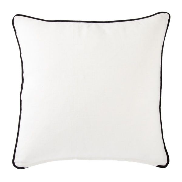 Product Image 1 for Ordella White/ Black Geometric Polyester Throw Pillow from Jaipur 