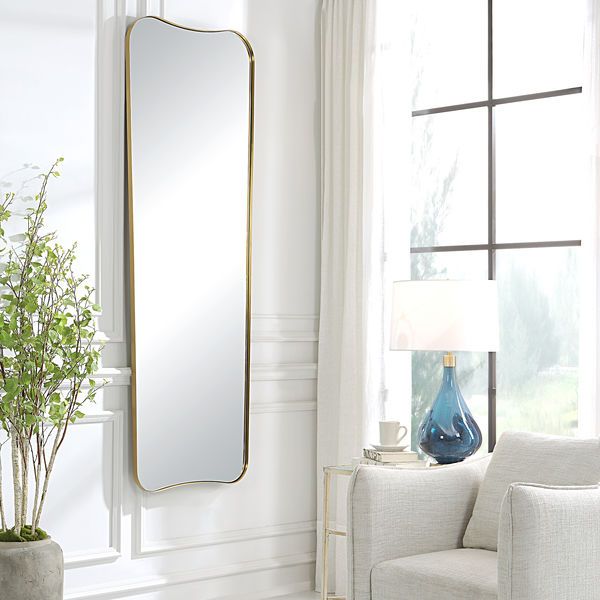 Product Image 3 for Belvoir Large Antique Brass Mirror from Uttermost