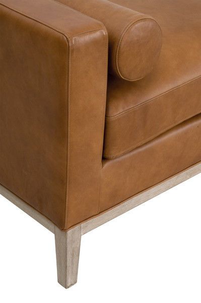 Product Image 6 for Keaton Whiskey Brown Oak & Leather Daybed from Essentials for Living