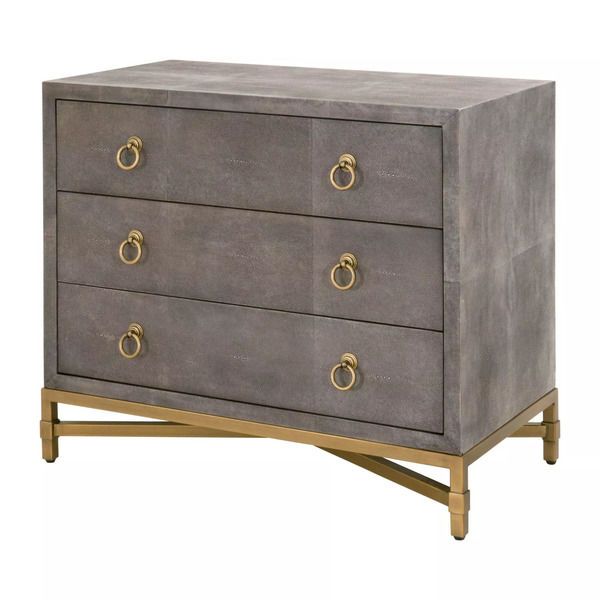 Product Image 1 for Strand Shagreen 3 Drawer Nightstand from Essentials for Living