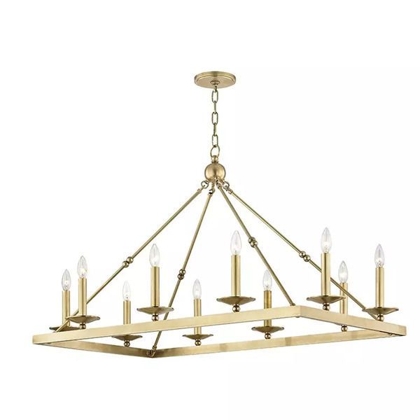 Product Image 1 for Allendale 10 Light Chandelier from Hudson Valley