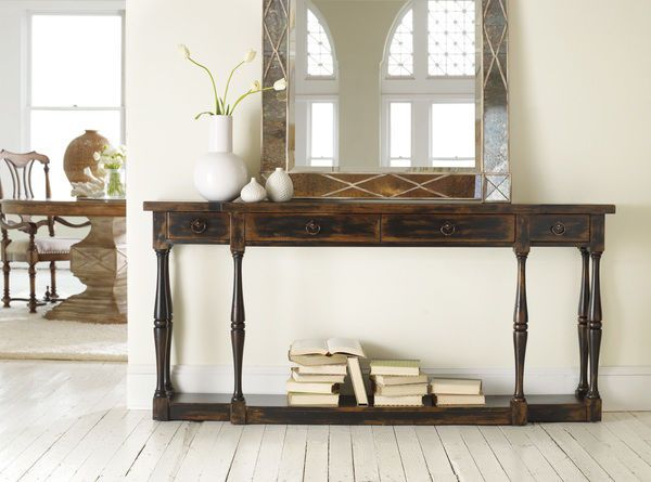 Product Image 1 for Sanctuary Four Drawer Thin Console from Hooker Furniture