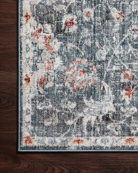 Product Image 3 for Cassandra Blue / Rust Rug from Loloi