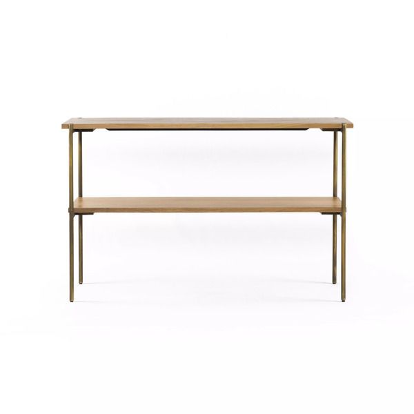 Product Image 3 for Carlisle Console Table Satin Brass from Four Hands