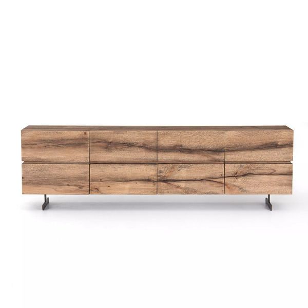 Product Image 5 for Este Media Console Rustic Oak from Four Hands