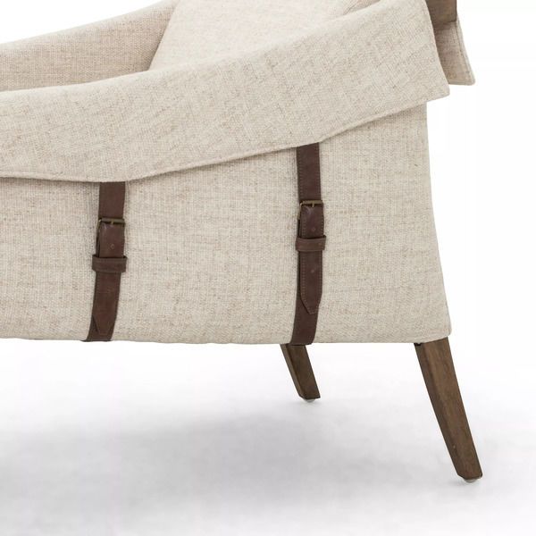 Product Image 5 for Bauer Thames Cream Leather Chair from Four Hands