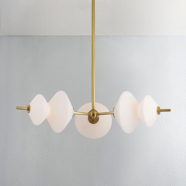 Product Image 5 for Barrow 3-Light Chandelier - Aged Brass from Hudson Valley