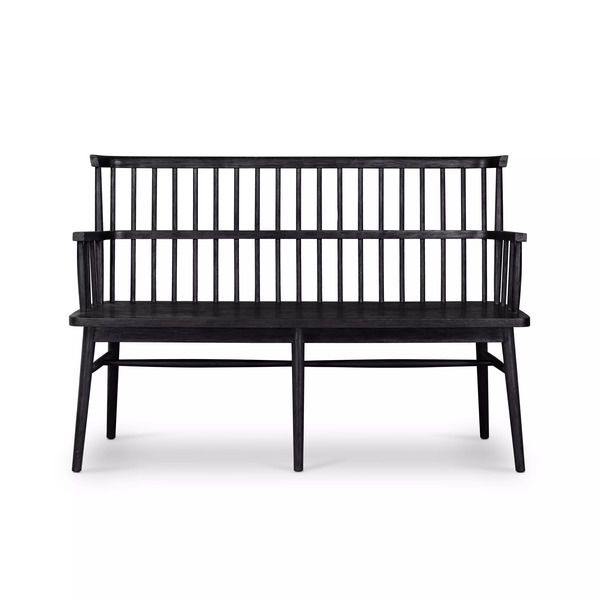 Product Image 4 for Aspen Bench Black from Four Hands