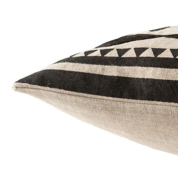 Product Image 1 for Lonyn Beige/ Black Geometric  Throw Pillow 22 inch by Nikki Chu from Jaipur 