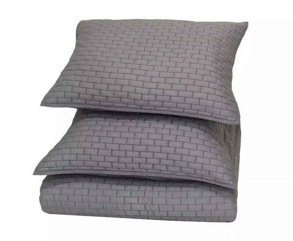 Product Image 1 for Gray Brick Quilt from Classic Home Furnishings