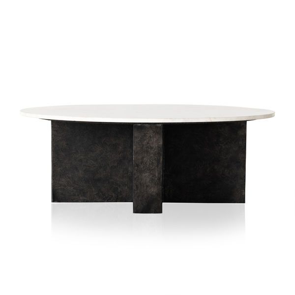 Product Image 4 for Terrell Round Aluminum Coffee Table from Four Hands