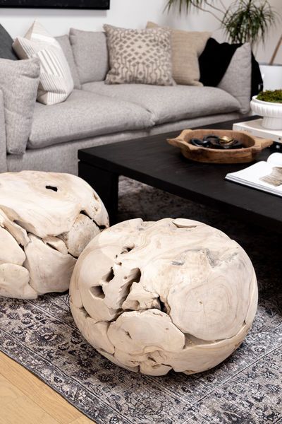 Product Image 5 for Sylvester Round Weathered Teak Root Stool from Blaxsand
