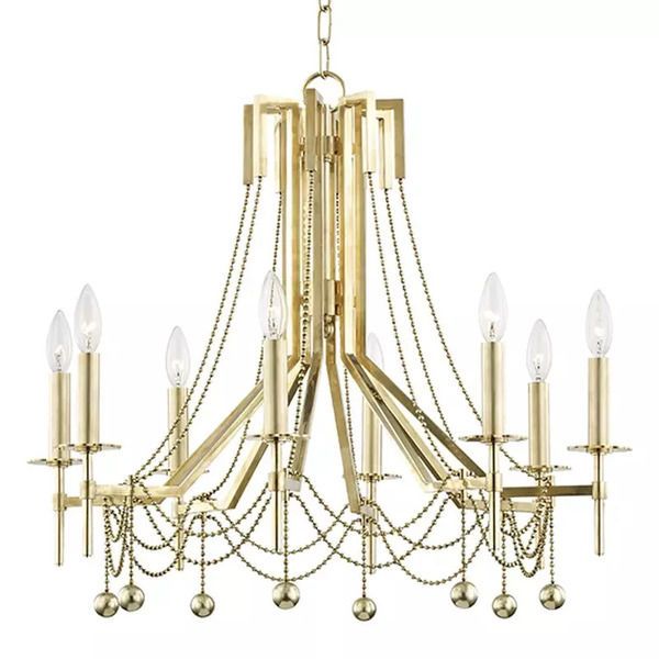 Product Image 1 for Zariah 8 Light Chandelier from Hudson Valley