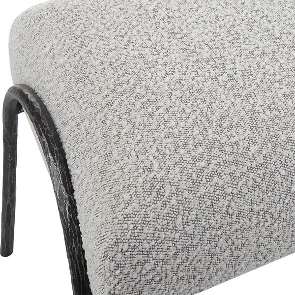 Product Image 3 for Jacobsen Modern Gray Bench from Uttermost