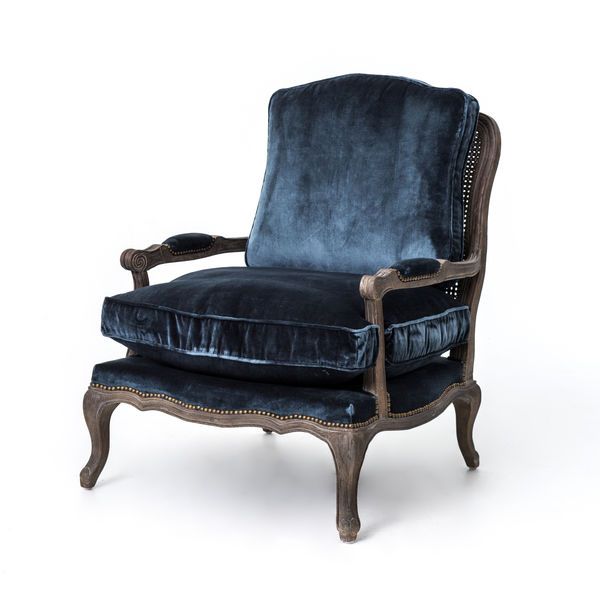 Product Image 3 for Boutique Accent Chair Cut Blue Pile from Four Hands