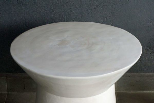 Product Image 3 for Alice Modern White Mushroom Stool from Blaxsand