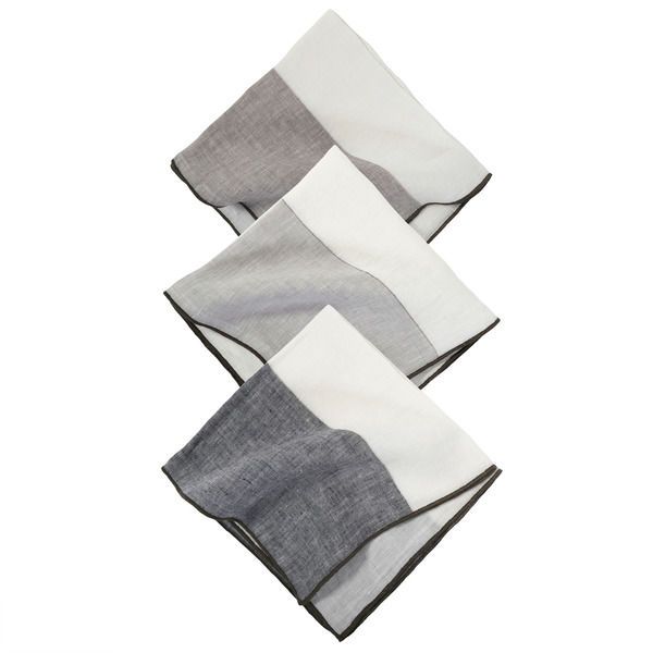 Product Image 2 for Napa Linen Napkins, Set of 4 - Light Grey from Pom Pom at Home