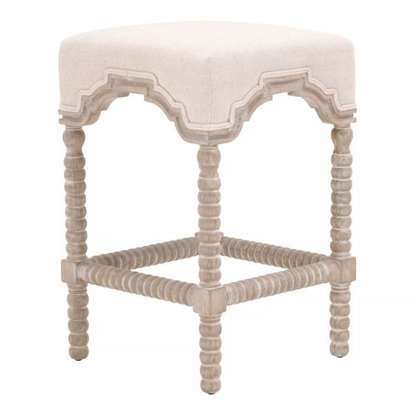 Product Image 3 for Rue White Counter Stool from Essentials for Living