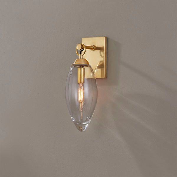 Product Image 5 for Nantucket 1-Light Wall Sconce - Aged Brass from Hudson Valley