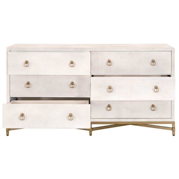 Product Image 6 for Strand Shagreen 6 Drawer Double Dresser from Essentials for Living
