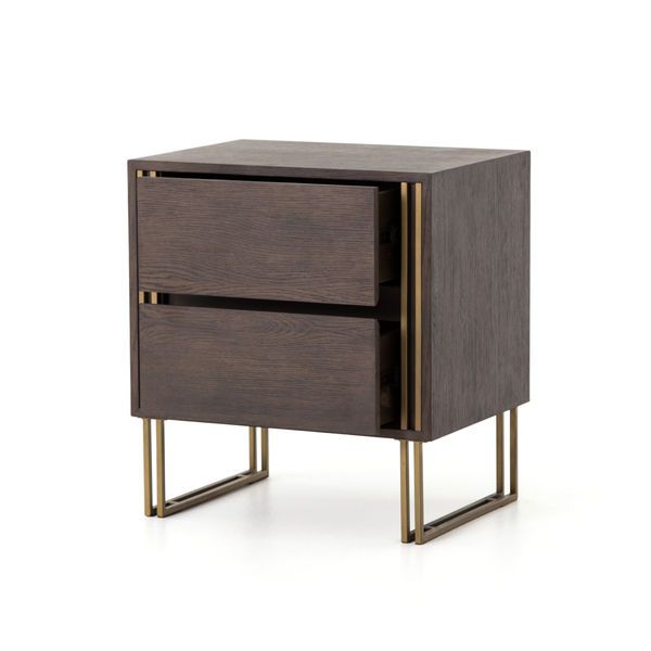 Product Image 3 for Samara Nightstand Rubbed Black Oak from Four Hands