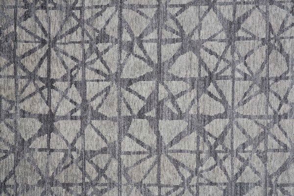 Product Image 8 for Vivien Transitional Charcoal Hand-Knotted Rug - 10' x 14' from Feizy Rugs
