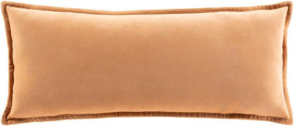 Cotton Velvet Camel Lumbar Pillow image 1