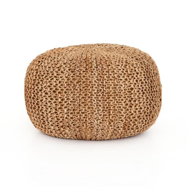 Product Image 3 for Jute Knit Pouf from Four Hands